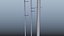 Japanese Utility Poles Modular Pack 3D model