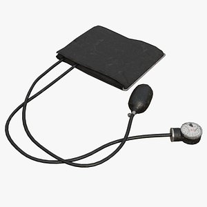 Blood Pressure Monitor 1B 3D model