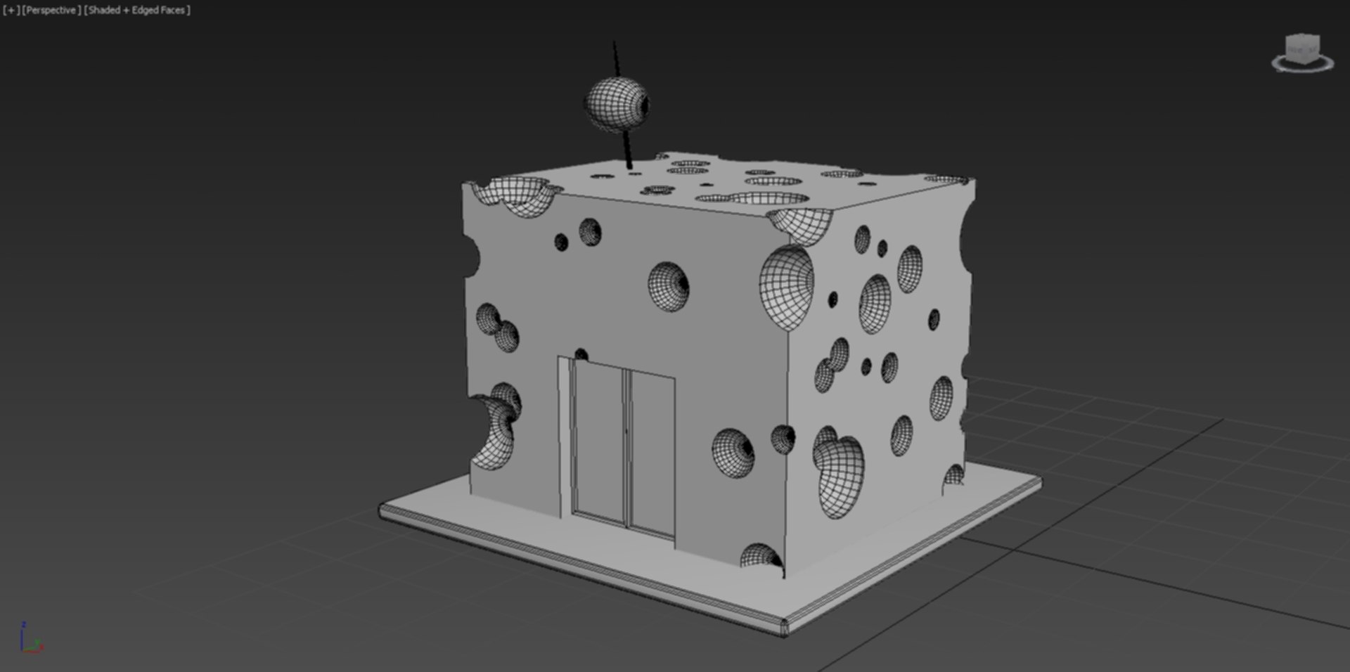 3D Cheese House TurboSquid 1324610