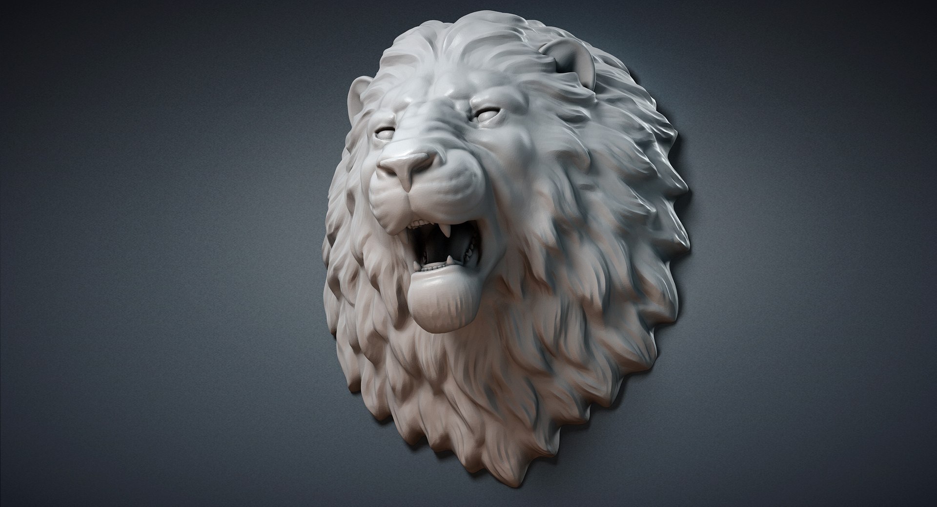 lion head 3d model https://p.turbosquid.com/ts-thumb/Q2/ZltmDy/dFpuRudI/3dlionheadsculpture07/jpg/1478544773/1920x1080/fit_q87/34e9bbe19c4c12e59f253f5ffdb91a51464f3d0e/3dlionheadsculpture07.jpg