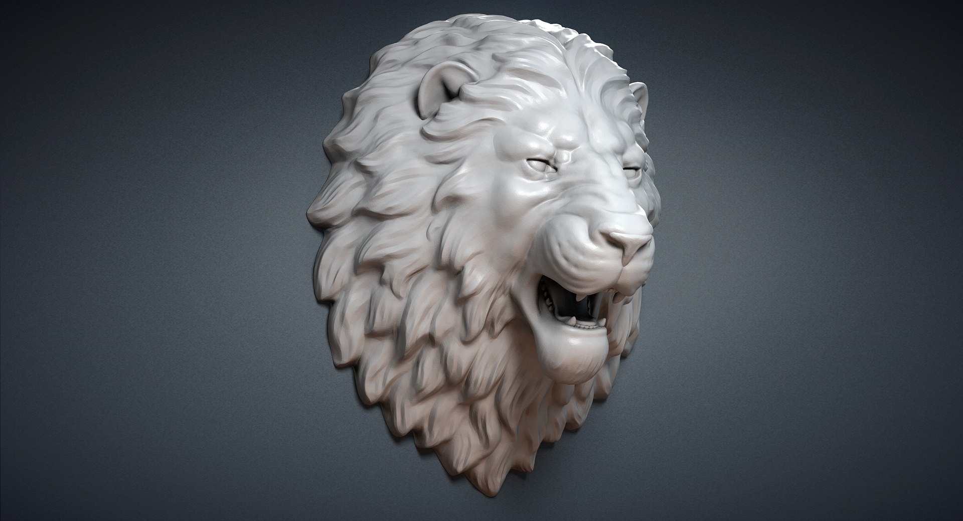 lion head 3d model https://p.turbosquid.com/ts-thumb/Q2/ZltmDy/oBUzR4uc/3dlionheadsculpture02/jpg/1478544773/1920x1080/fit_q87/a8a6bb39790921a82e94d639935b8bada8bb1621/3dlionheadsculpture02.jpg