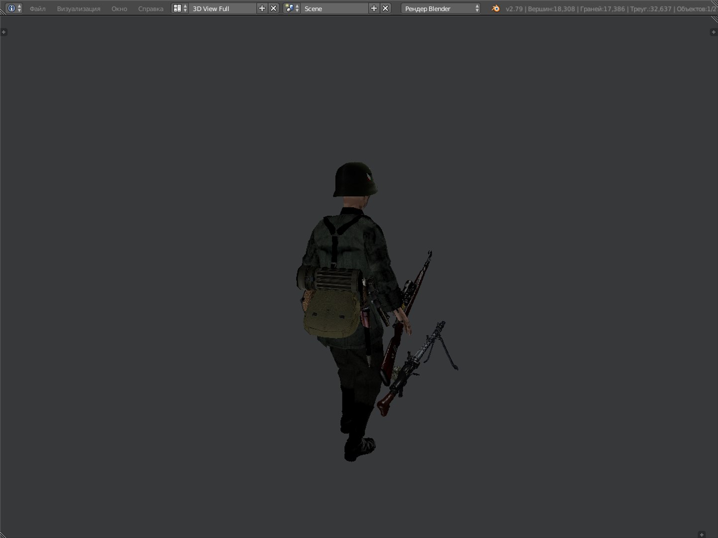 German Soldiers Kit 3D Model - TurboSquid 1393458