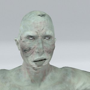 3D laos Male Zombie