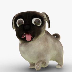 pug dog model