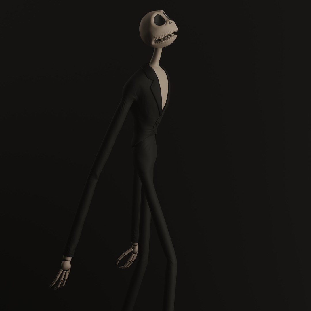 3D jack skellington blender christmas - TurboSquid 1623596