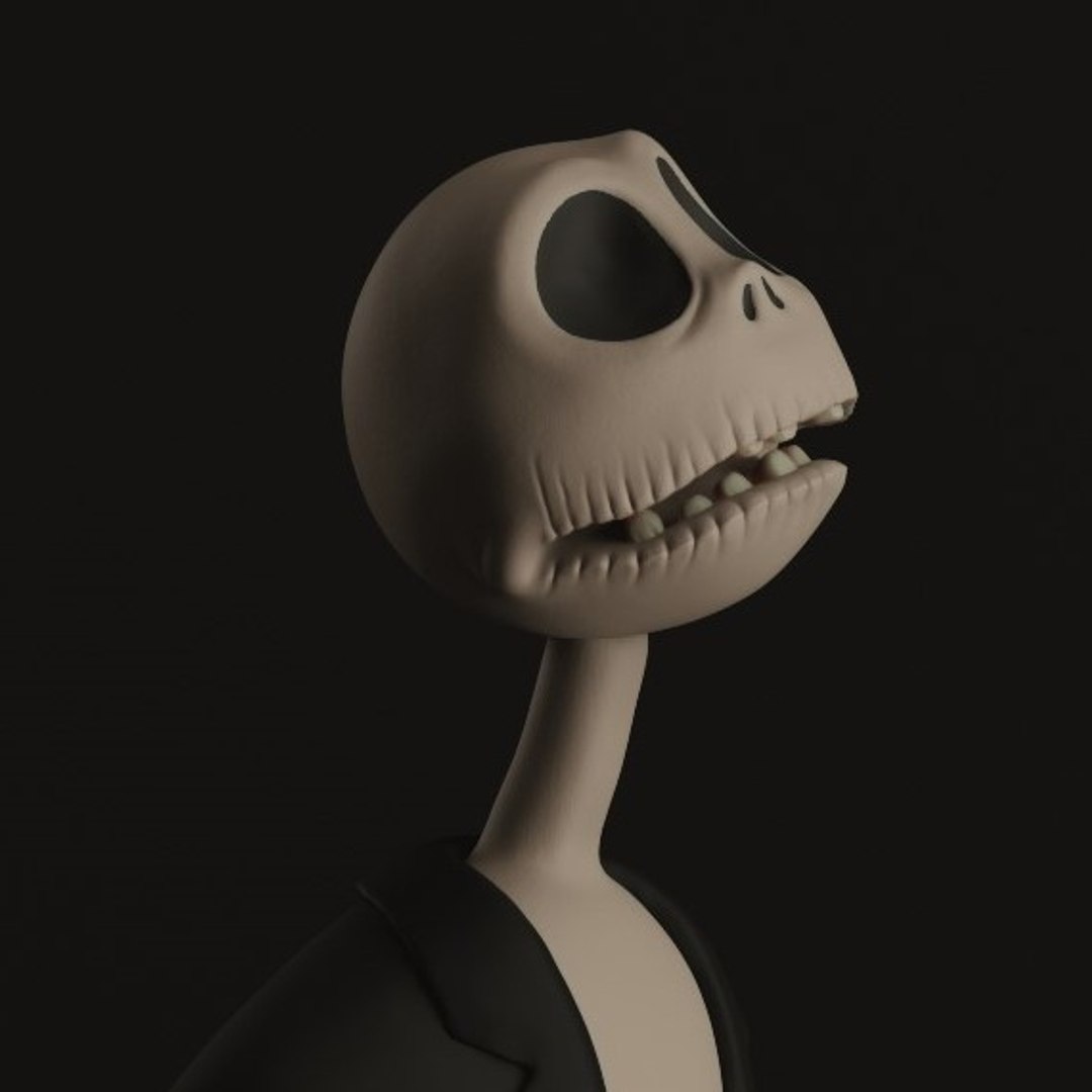 3D Jack Skellington Blender Christmas - TurboSquid 1623596