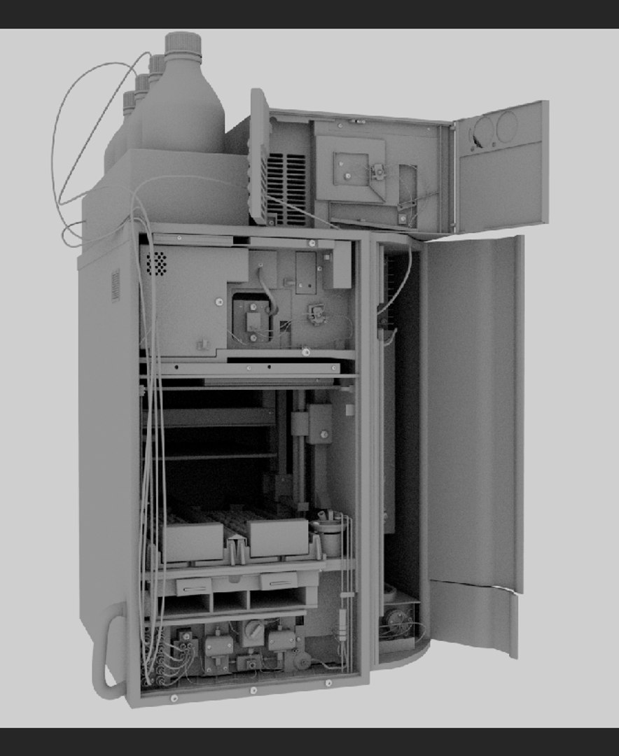 3D Model HPLC - High Performance Liquid Chromatography - TurboSquid 2279577