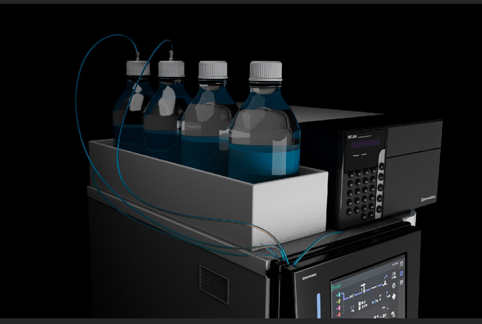 3D Model HPLC - High Performance Liquid Chromatography - TurboSquid 2279577