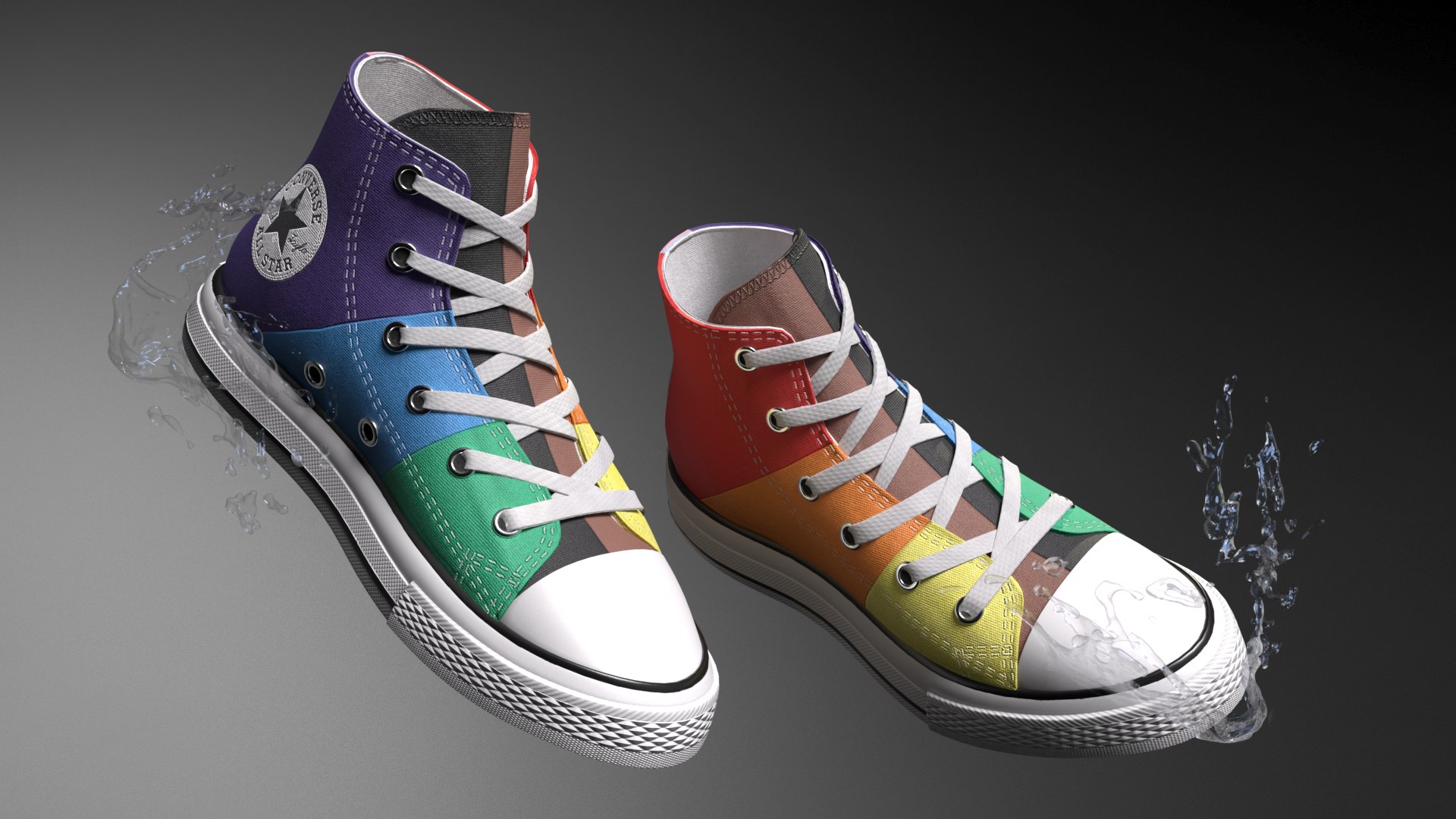 Multicolored converse online