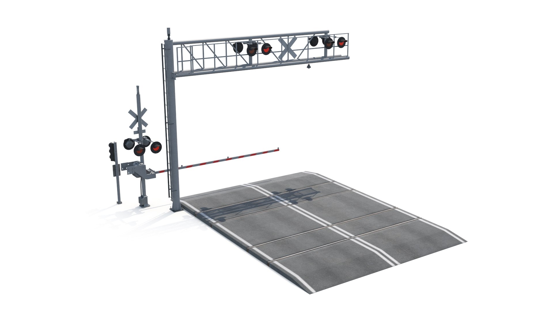 Railroad Crossing 3D https://p.turbosquid.com/ts-thumb/Q2/hp54bA/W8/5/jpg/1707426233/1920x1080/fit_q87/35ebad02630855e835c44b729b226a77ab2aab4b/5.jpg
