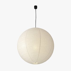 Akari 75A lamp by Isamu Noguchi 3D model