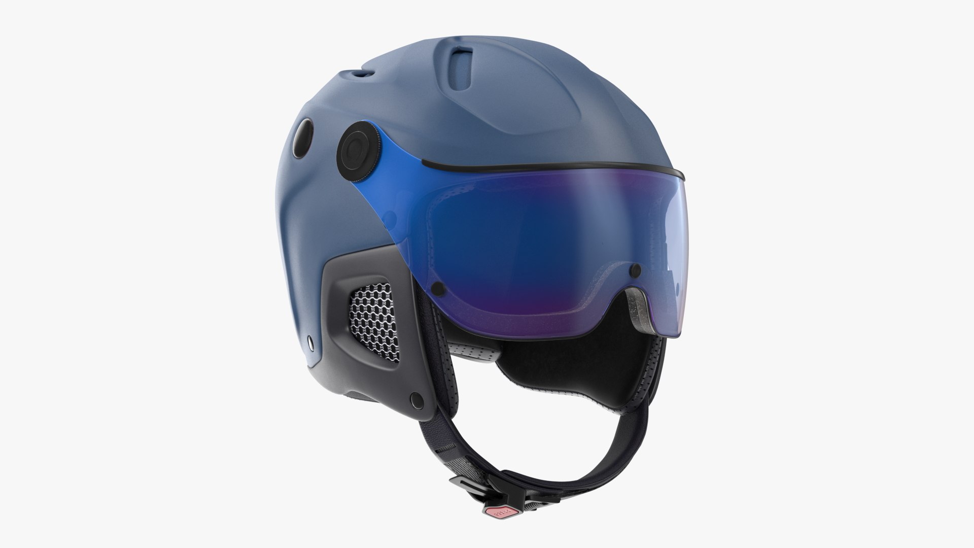 Snowboard and Ski Helmet 3D model preview