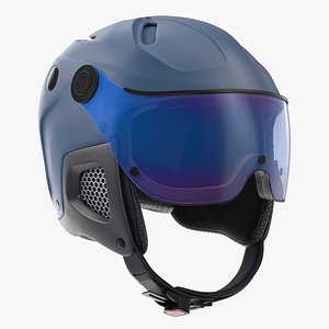 Snowboard and Ski Helmet 3D model