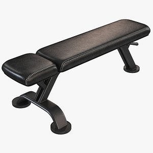 GYM Flat Bench 3D