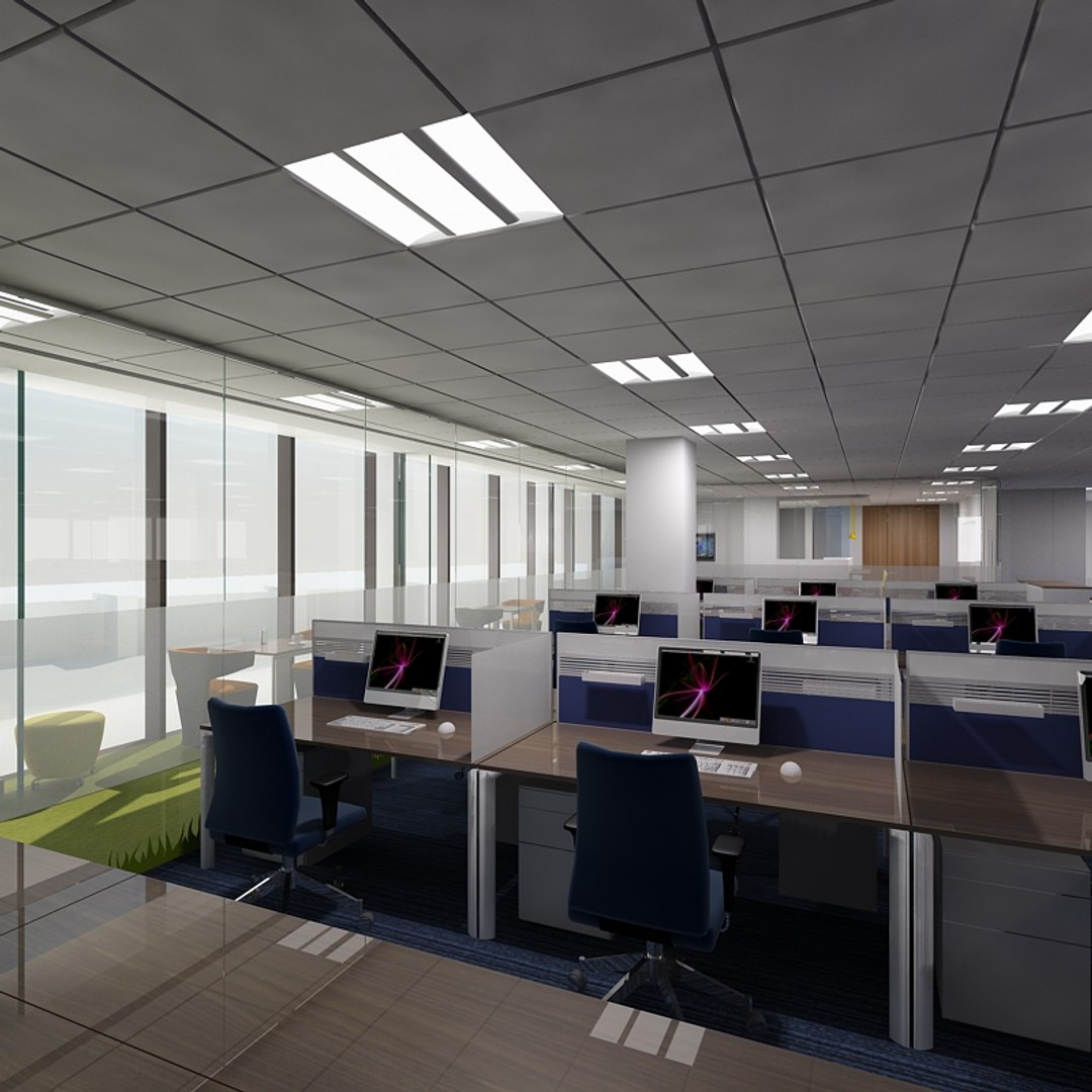 office interior 3d max