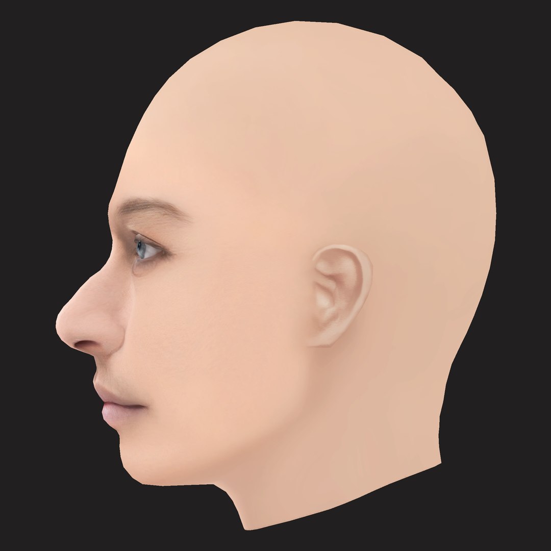 3D Low Poly Young Thug Rapper Head Model - TurboSquid 2637699