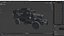 SWAT Vehicle International MaxxPro Black 3D model