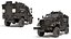 SWAT Vehicle International MaxxPro Black 3D model
