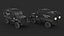 SWAT Vehicle International MaxxPro Black 3D model