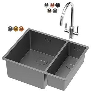 3D RANGEMASTER Spectra Stainless Steel Kitchen Sink