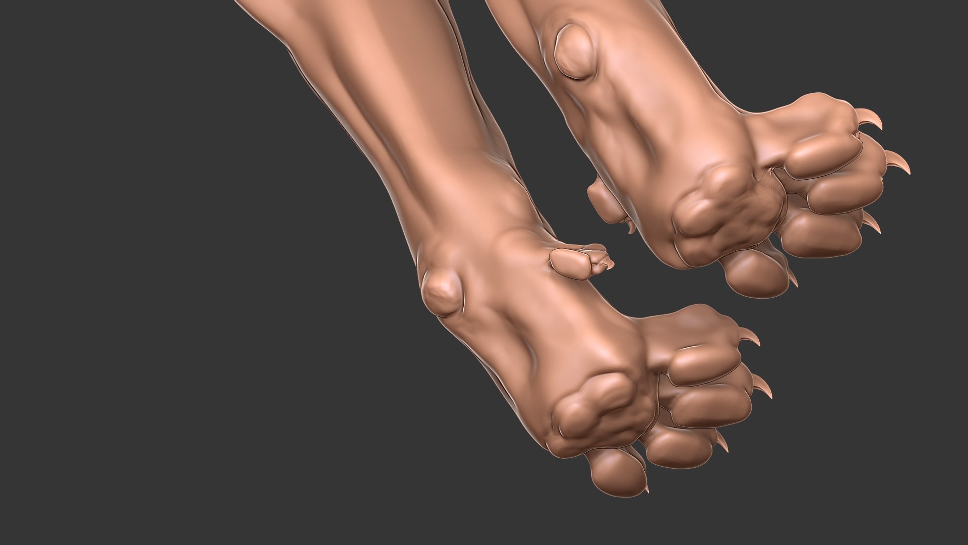 Ocelot Cat Primary Forms Zbrush Sculpt 3D Model - TurboSquid 1817906