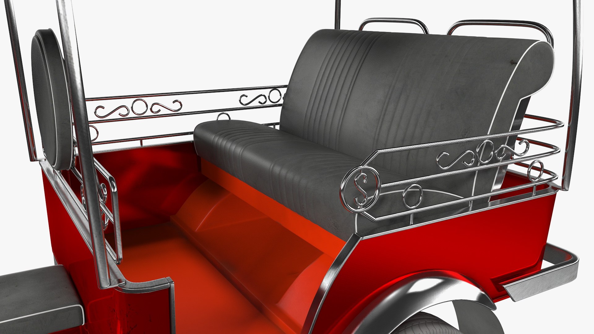 Auto Rickshaw Rigged 3D Model - TurboSquid 1546000