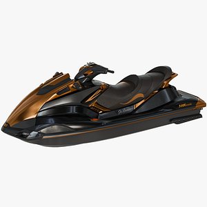Jet Ski 01 Black Generic All PBR Unity UE Textures