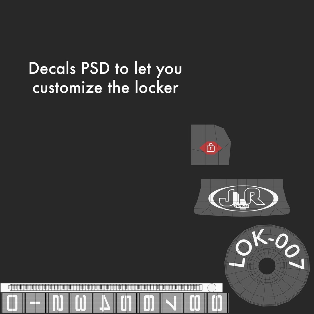 Luggage belt with locker 3D model https://p.turbosquid.com/ts-thumb/Q2/xkSjX5/L8/uv/png/1714638717/1920x1080/fit_q87/994905019858457f2c79e3a46675bb5d945e162b/uv.jpg