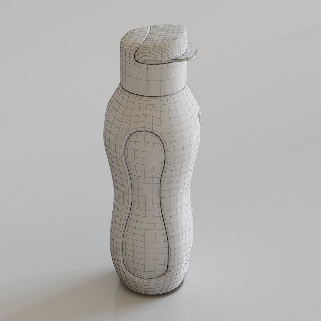 3D Tupperware Inspired Water Bottle Model - TurboSquid 1644089