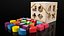 3D cube shape sorter toy