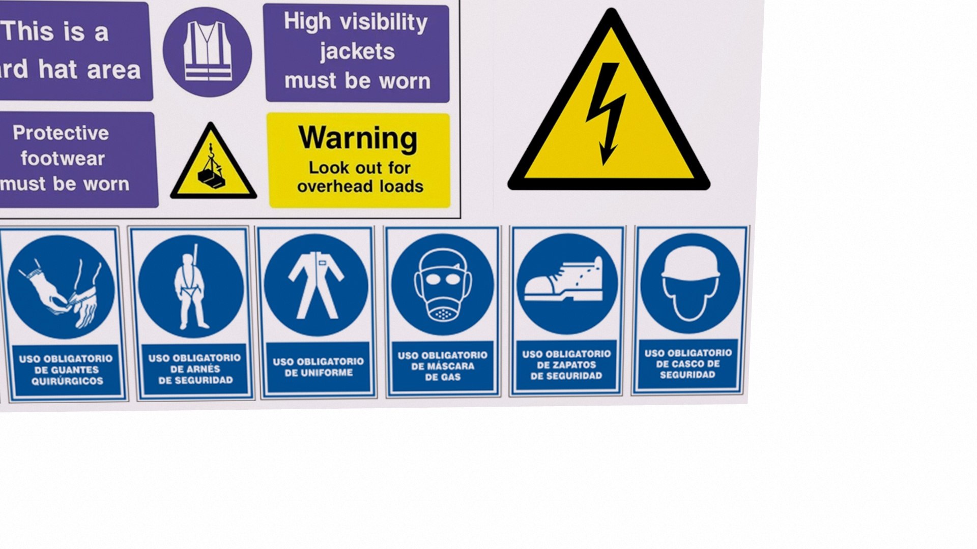 3D SITE Safety Warning Sign - TurboSquid 2338648