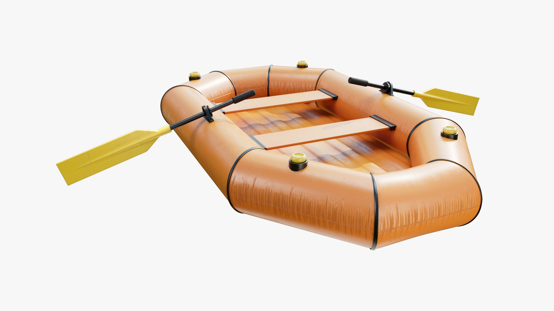 Raft Boat Inflatable 3D Model - TurboSquid 2268126