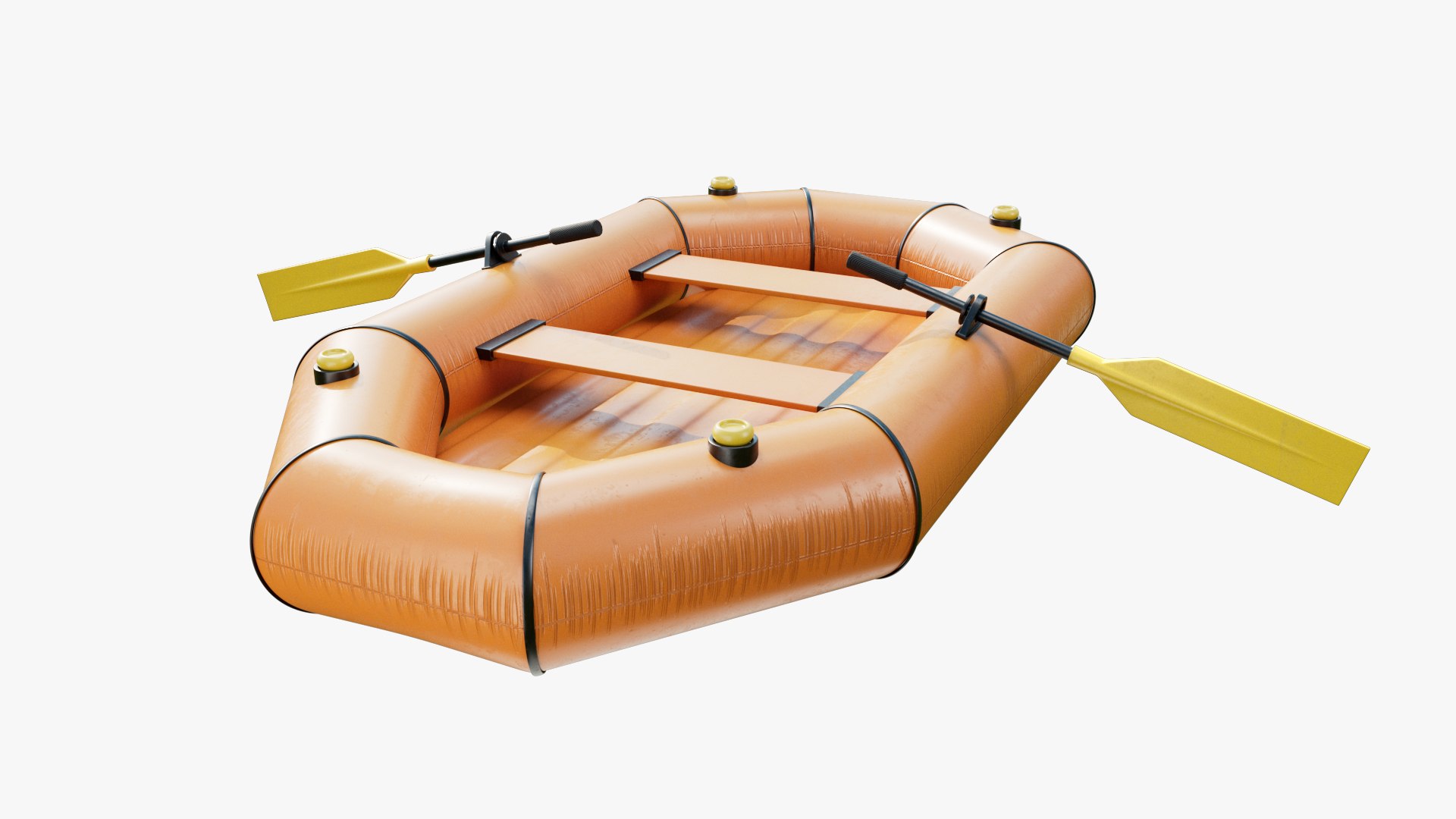 Raft Boat Inflatable 3D Model - TurboSquid 2268126