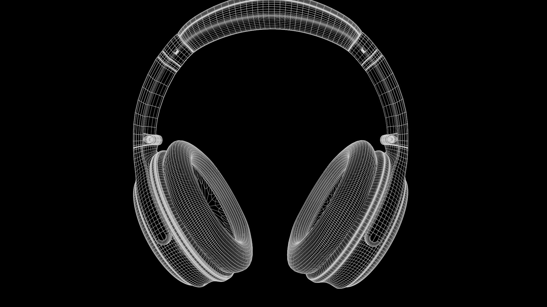 Bose Headphones Blue Model - TurboSquid 2504156