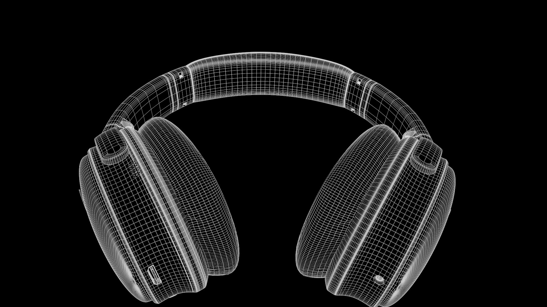 Bose Headphones Blue Model - TurboSquid 2504156