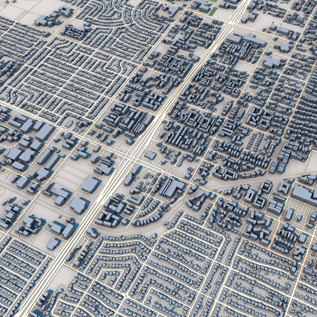 3D Phoenix City Arizona United States Map Model - TurboSquid 2315386