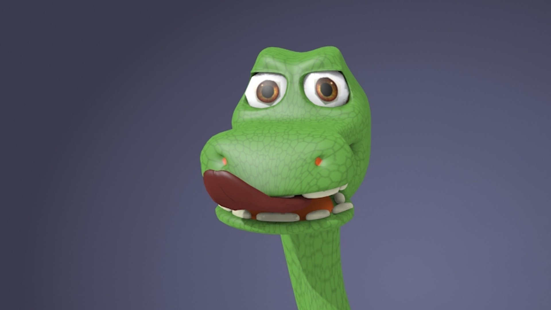 Dinosaur Cartoon 3D Model - TurboSquid 1533001