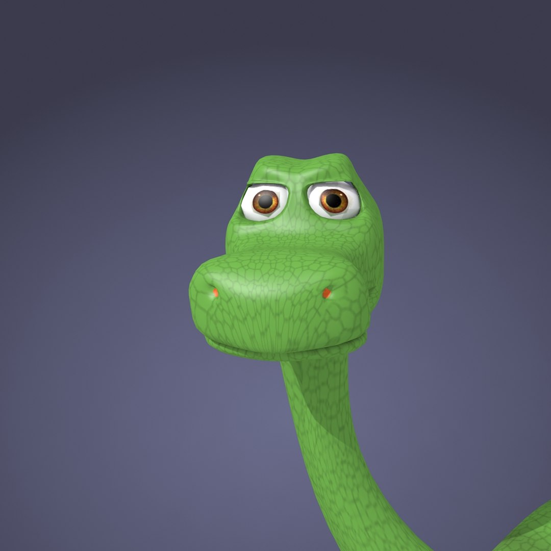 Dinosaur Cartoon 3D Model - TurboSquid 1533001