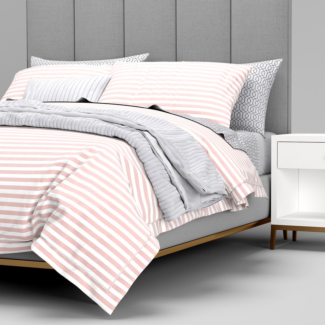 3D Model Rh Teen Sabrine Bed Interior - TurboSquid 1478924