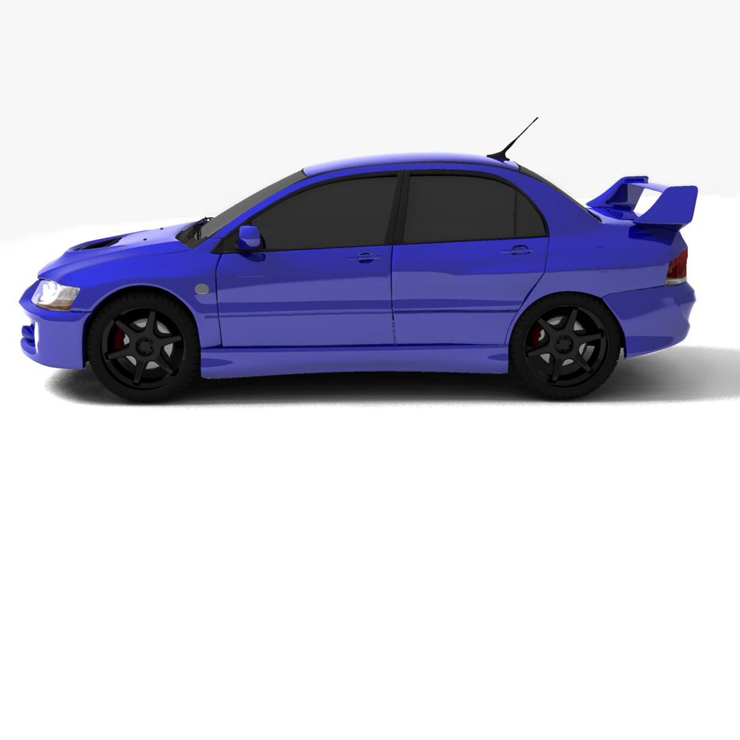 Mitsubishi Lancer 3d Model
