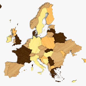 Europe Map model
