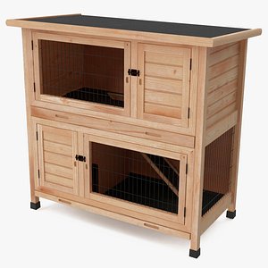 Wooden Rabbit Hutch