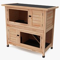 Wooden Rabbit Hutch
