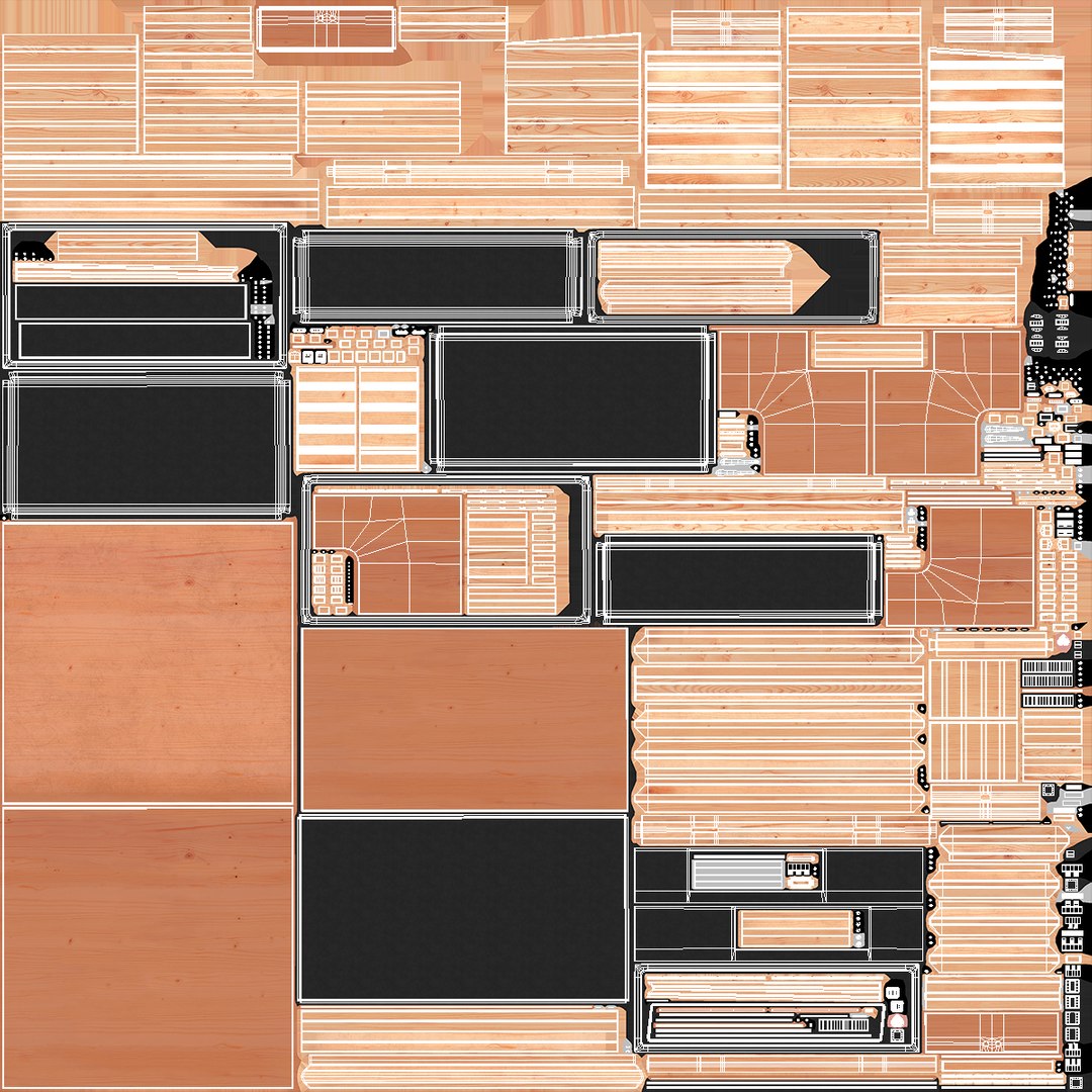 3D Wooden Rabbit Hutch - TurboSquid 2141432