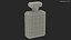 botella de perfume de vidrio