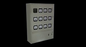 electrical cabinet 3D model