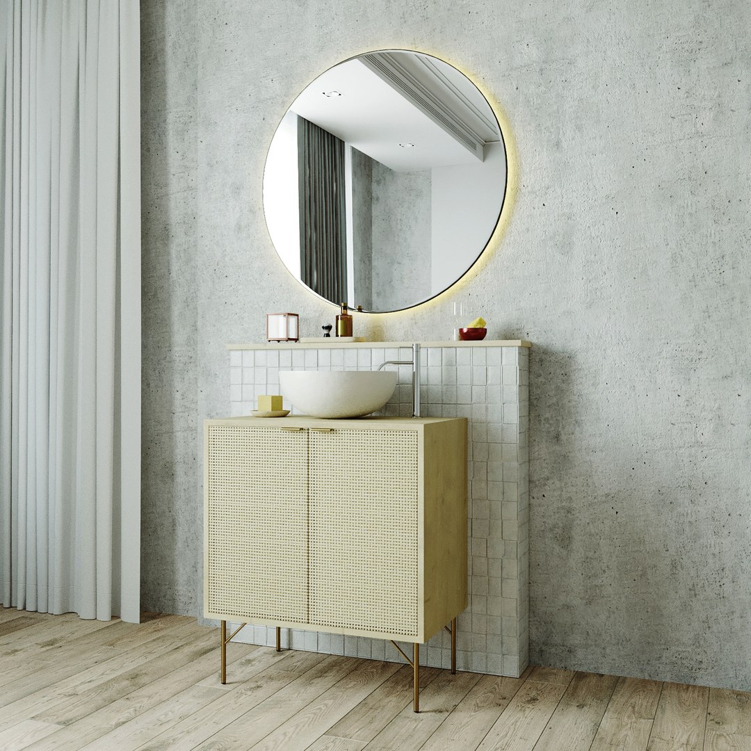 Vanity Unit 3D Model - TurboSquid 1587052