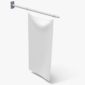 3D model Wall Mount Flag