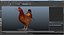 Coq et poulets Rigged Collection 2 pour Maya