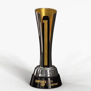 Campeones Cup football Trophy award 3D model
